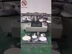 4 محطة اختبار SATRA TM31 اختبار Martindale الاحتكاك مع رؤوس الاحتكاك 44mm