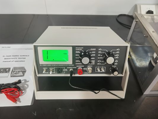 شراء اختبار مقاومة سطح النسيج مع DC100V قياس الجهد و 2 × 1014Ω قياس المقاومة لامتثال EN 1149-1 / EN 1149-2 / AATCC 76 / BS 6524 تصنيع عبر الإنترنت