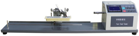 اختبار التواء الخيط لـ ASTM D1422/ISO 2061 الحد الأقصى لتقلص التواء 20mm سرعة الاختبار 800r/min