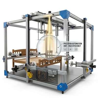 يشتري آلة اختبار الأثاث المتوافقة مع EN 1725 مع تحكم PLC و 6 مجموعات من أسطوانات الهواء تصنيع عبر الإنترنت