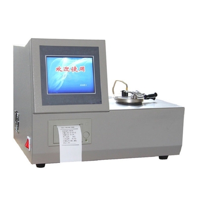 ASTM D3828 معدات اختبار تحليل الزيت درجة حرارة منخفضة 8 بوصة شاشة اختبار نقطة الوميض