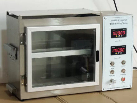 سعر جيد ISO 3795 ASTM D5132 معدات اختبار الاحتراق الأفقي المنسوجات معدات اختبار الاحتراق الأفقي الانترنت