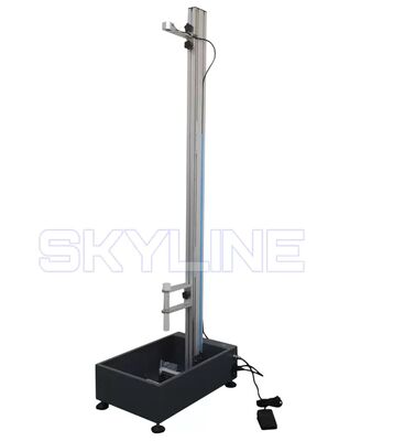سعر جيد SL-SF07 نظارات عدسة قطرة الكرة تأثير اختبار عدسة النظارات تأثير المقاومة آلة اختبار 1.27 متر الصلب الكرة متصل