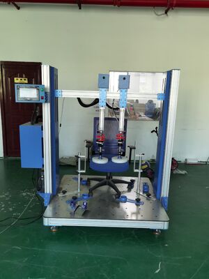 آلة اختبار مسند ذراع الكرسي BIFMA X5.1 مع التحكم PLC بارتفاع مسند الذراع 650-780 مم وضمان 18 شهرًا
