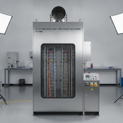 سعر جيد UL1666 CMR Vertical Shaft Cable Tray Fire Test Chamber for Flame Retardant Cable Certification SL-1666 متصل